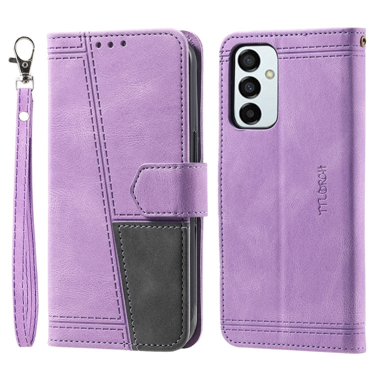 For Samsung Galaxy F23 / M23 Splicing Leather Phone Case