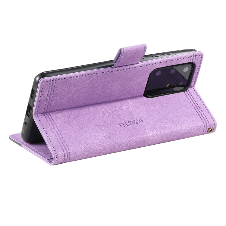 For Samsung Galaxy S20 Ultra Splicing Leather Phone Case