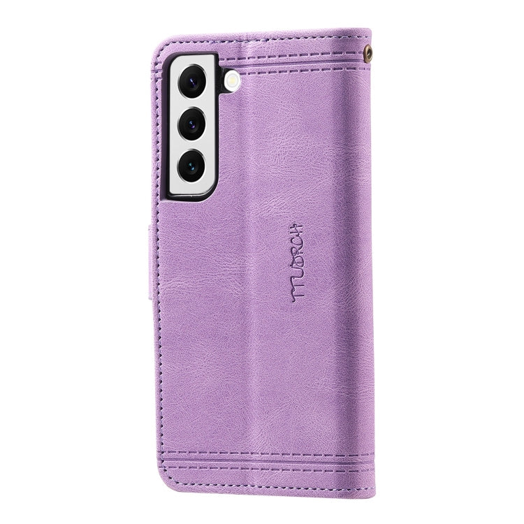 For Samsung Galaxy S21+ 5G Splicing Leather Phone Case