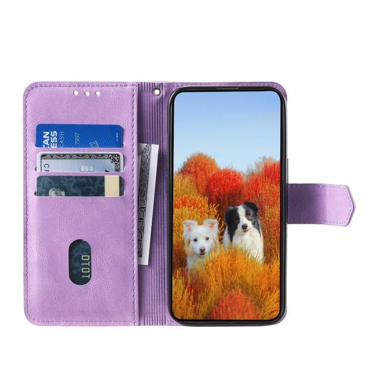 For Samsung Galaxy S21+ 5G Splicing Leather Phone Case
