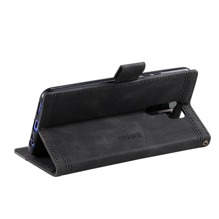 For Xiaomi Redmi 9 Splicing Leather Phone Case