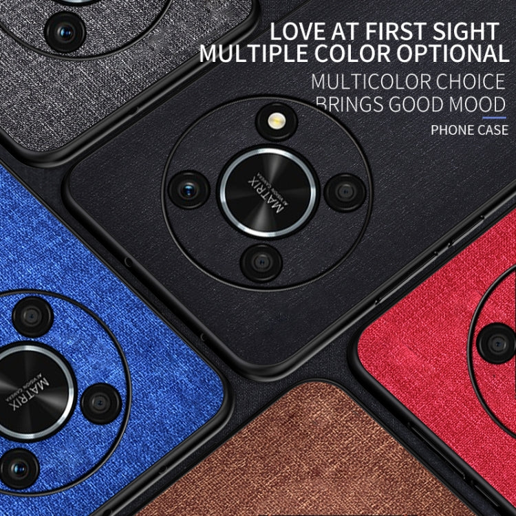 For Honor X30 5G hockproof Cloth Texture PC + TPU Phone Case