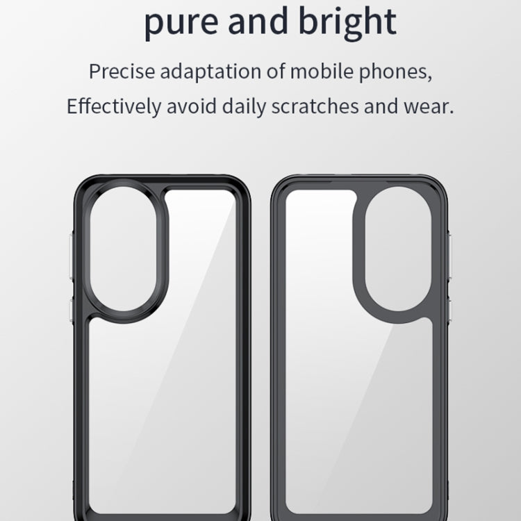 For Huawei P50 Colorful Series Acrylic + TPU Phone Case