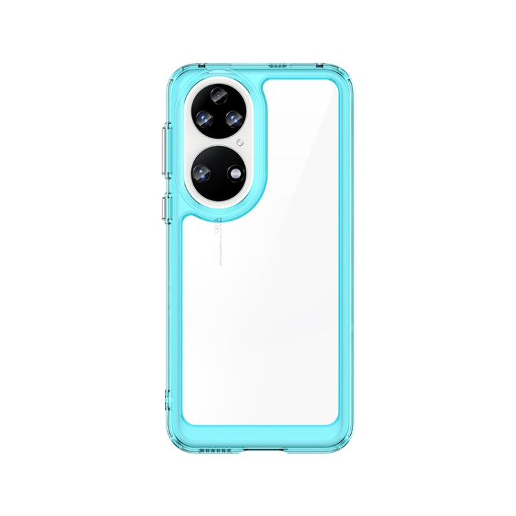 For Huawei P50 Colorful Series Acrylic + TPU Phone Case