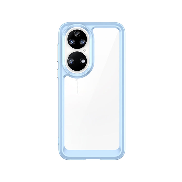 For Huawei P50E Colorful Series Acrylic + TPU Phone Case