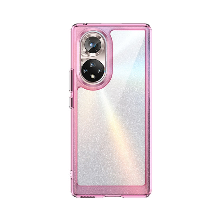 For Honor 50 Pro Colorful Series Acrylic + TPU Phone Case