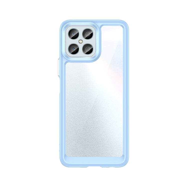For Honor X8 Colorful Series Acrylic + TPU Phone Case