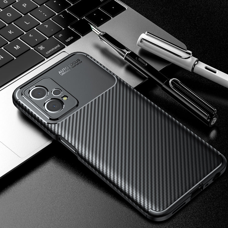 For OnePlus Nord CE 2 Lite 5G Carbon Fiber Texture Shockproof TPU Case