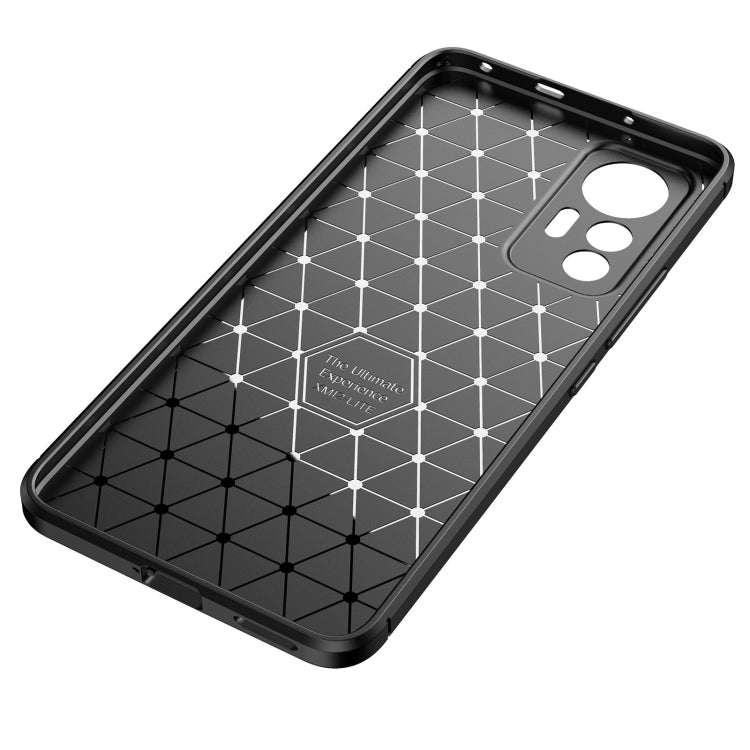 For Xiaomi 12 Lite Carbon Fiber Texture Shockproof TPU Case