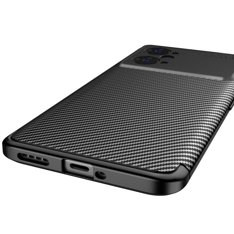 For OPPO K10 Pro Carbon Fiber Texture Shockproof TPU Case