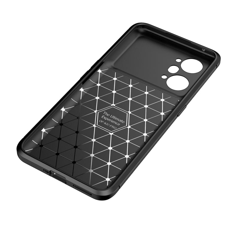 For OPPO K10 Pro Carbon Fiber Texture Shockproof TPU Case