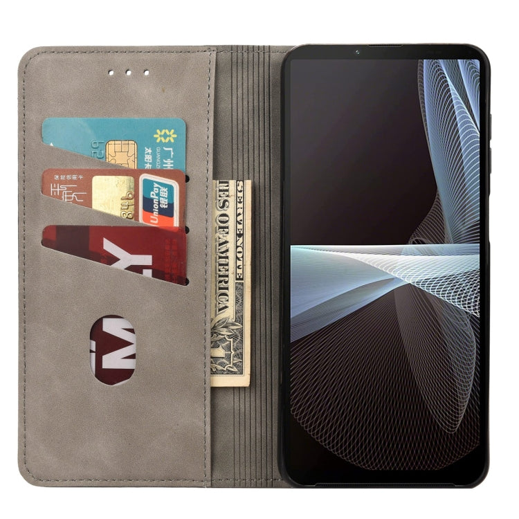For Sony Xperia 10 IV Skin Feel Splicing Leather Phone Case