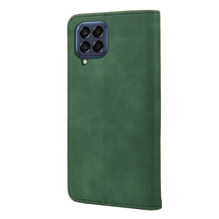 For Samsung Galaxy M53 5G Skin Feel Splicing Leather Phone Case