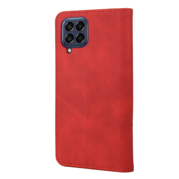 For Samsung Galaxy M53 5G Skin Feel Splicing Leather Phone Case