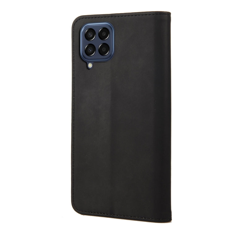 For Samsung Galaxy M53 5G Skin Feel Splicing Leather Phone Case