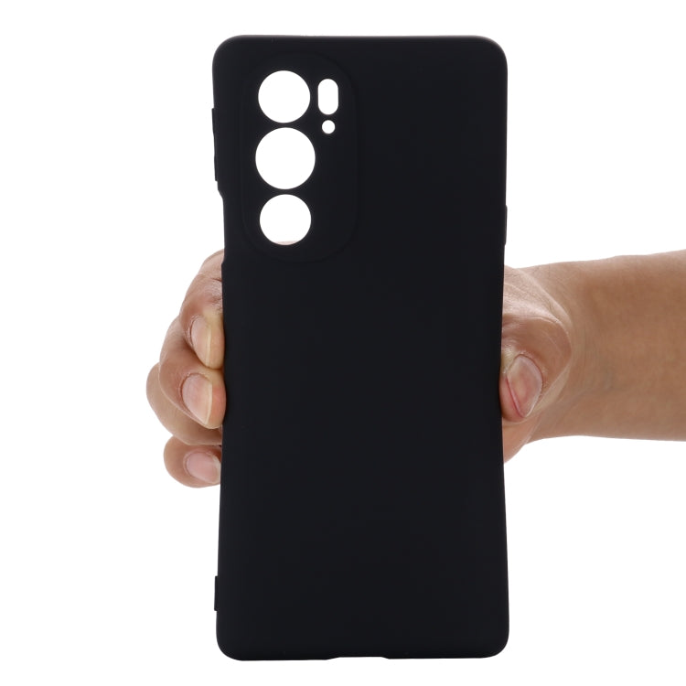 For Motorola Edge X30 5G Pure Color Liquid Silicone Shockproof Phone Case