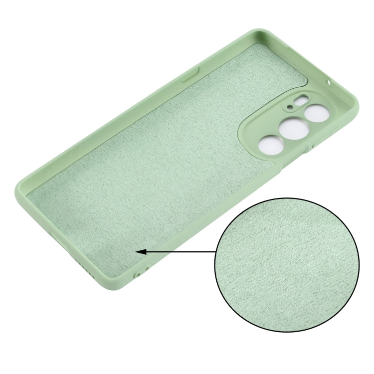 For Motorola Edge X30 5G Pure Color Liquid Silicone Shockproof Phone Case