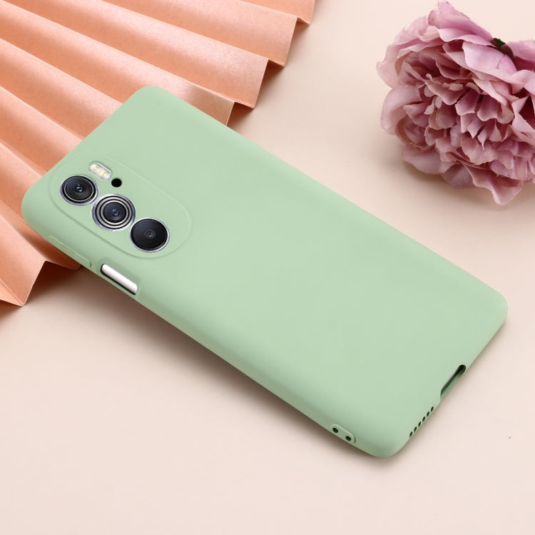 For Motorola Edge X30 5G Pure Color Liquid Silicone Shockproof Phone Case