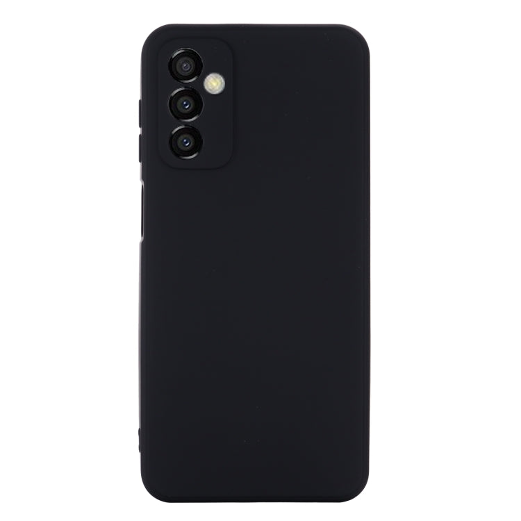 For Samsung Galaxy M23 5G Pure Color Liquid Silicone Shockproof Phone Case