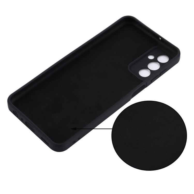 For Samsung Galaxy M23 5G Pure Color Liquid Silicone Shockproof Phone Case