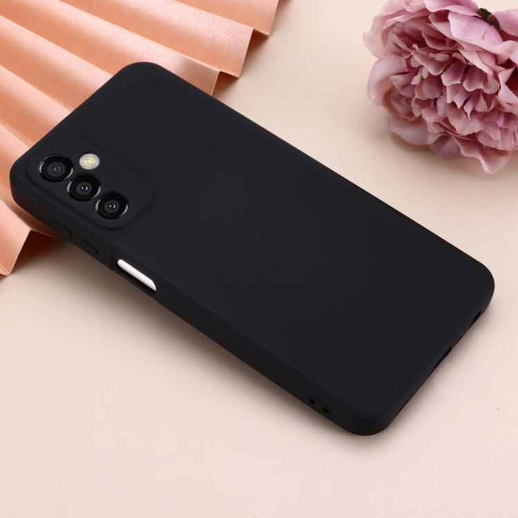 For Samsung Galaxy M23 5G Pure Color Liquid Silicone Shockproof Phone Case