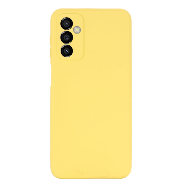 For Samsung Galaxy M23 5G Pure Color Liquid Silicone Shockproof Phone Case
