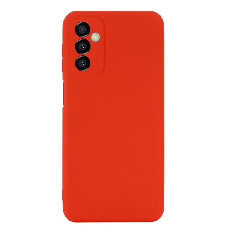 For Samsung Galaxy M23 5G Pure Color Liquid Silicone Shockproof Phone Case