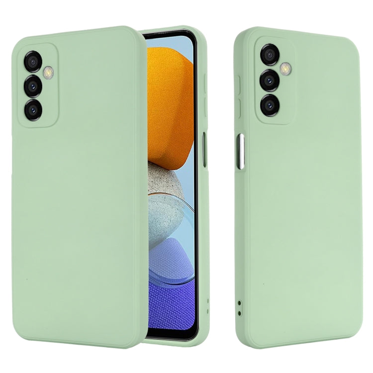For Samsung Galaxy M23 5G Pure Color Liquid Silicone Shockproof Phone Case