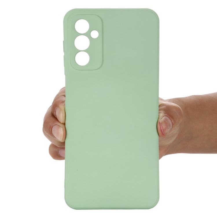 For Samsung Galaxy M23 5G Pure Color Liquid Silicone Shockproof Phone Case