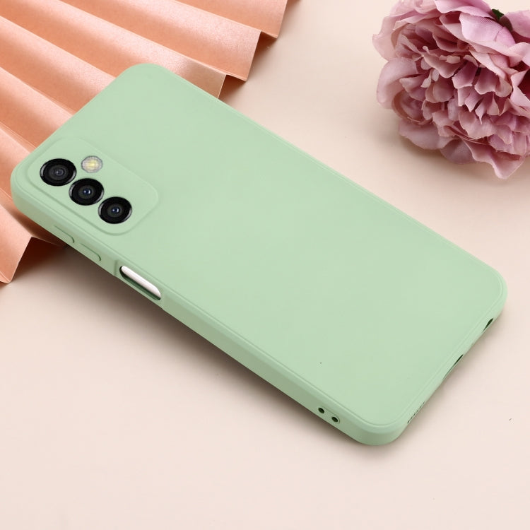 For Samsung Galaxy M23 5G Pure Color Liquid Silicone Shockproof Phone Case
