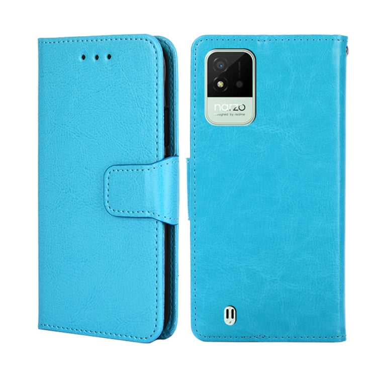 For OPPO Realme Narzo 50i Crystal Texture Leather Phone Case