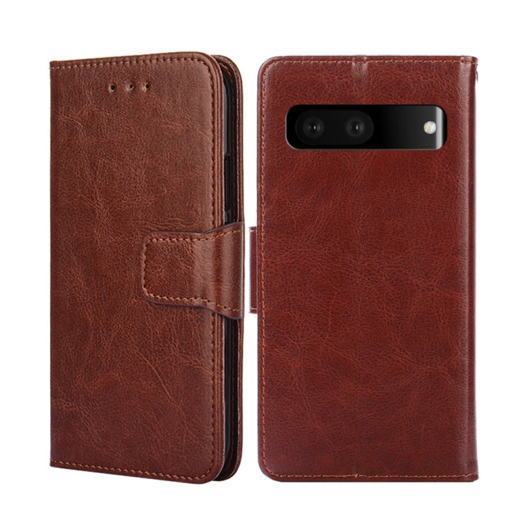 For Google Pixel 7 5G Crystal Texture Leather Phone Case