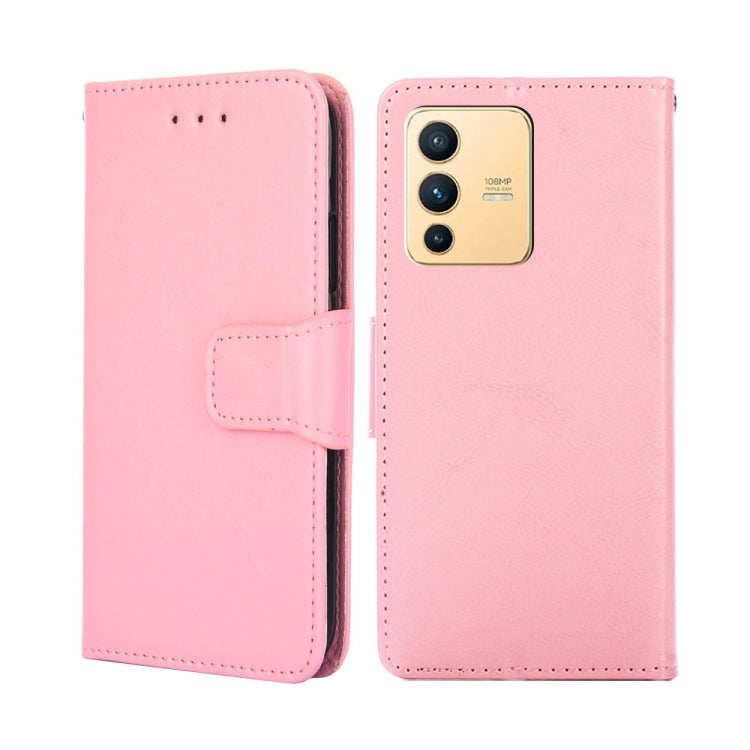 For vivo S12 5G / V23 Crystal Texture Leather Phone Case