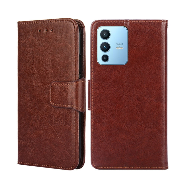 For vivo S12 Pro 5G / V23 Pro Crystal Texture Leather Phone Case