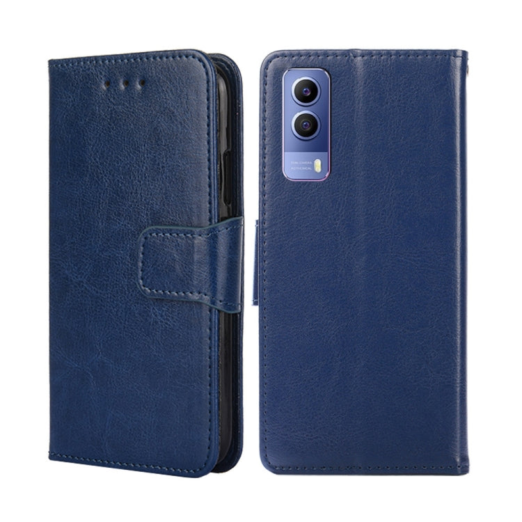 For vivo Y53S 5G / iQOO Z5X / T1X Crystal Texture Leather Phone Case