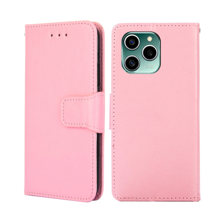 For Honor 60 SE Crystal Texture Leather Phone Case