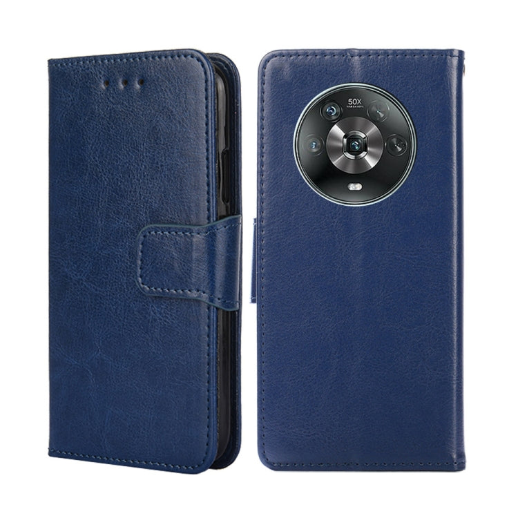 For Honor Magic4 Crystal Texture Leather Phone Case