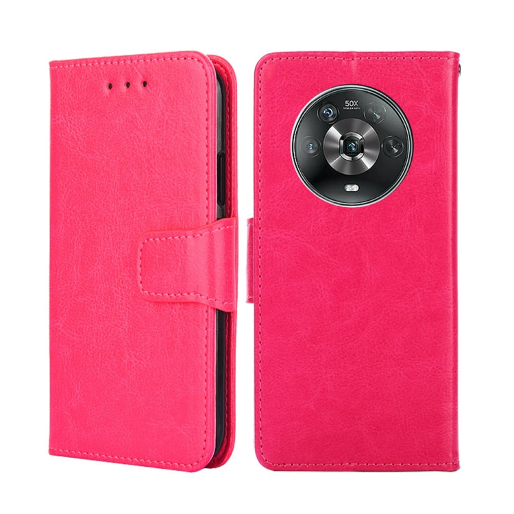 For Honor Magic4 Crystal Texture Leather Phone Case