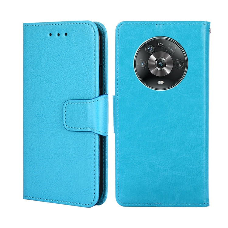 For Honor Magic4 Crystal Texture Leather Phone Case