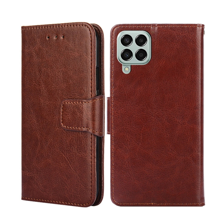 For Samsung Galaxy M33 5G Crystal Texture Leather Phone Case