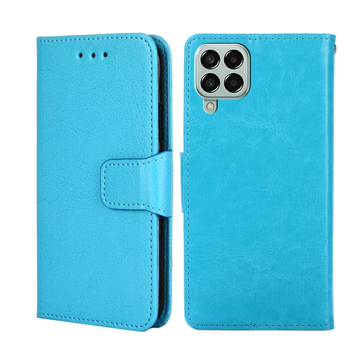 For Samsung Galaxy M33 5G Crystal Texture Leather Phone Case
