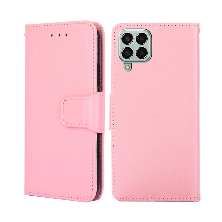 For Samsung Galaxy M33 5G Crystal Texture Leather Phone Case