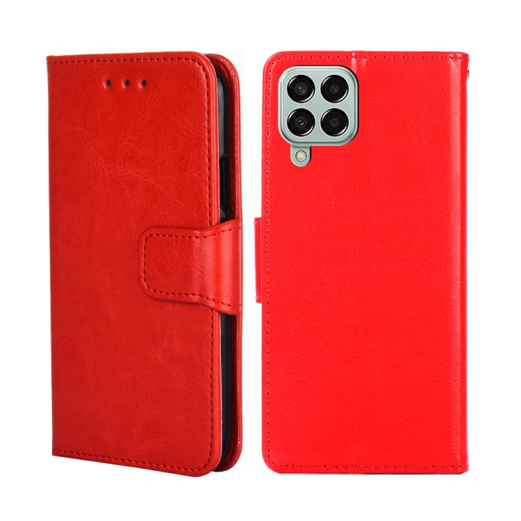 For Samsung Galaxy M33 5G Crystal Texture Leather Phone Case