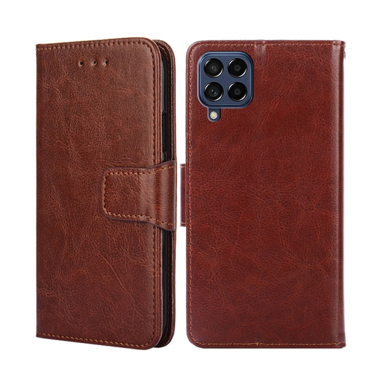 For Samsung Galaxy M53 5G Crystal Texture Leather Phone Case