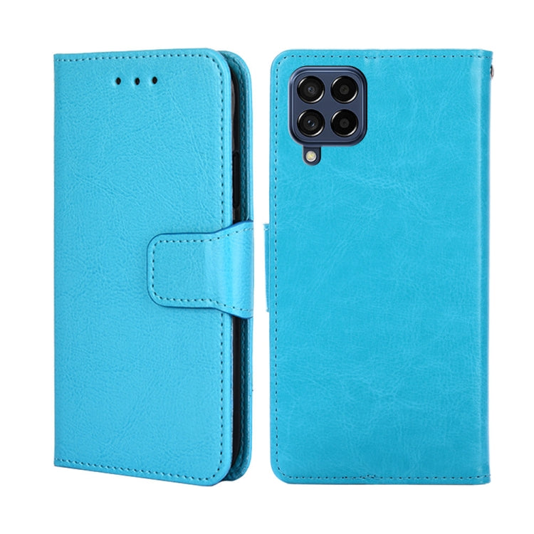 For Samsung Galaxy M53 5G Crystal Texture Leather Phone Case
