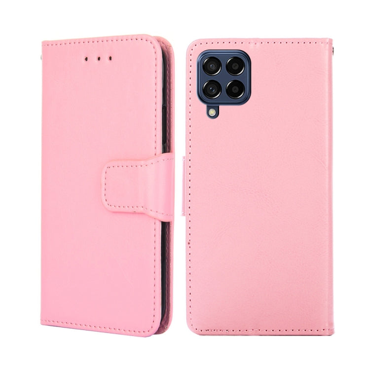 For Samsung Galaxy M53 5G Crystal Texture Leather Phone Case