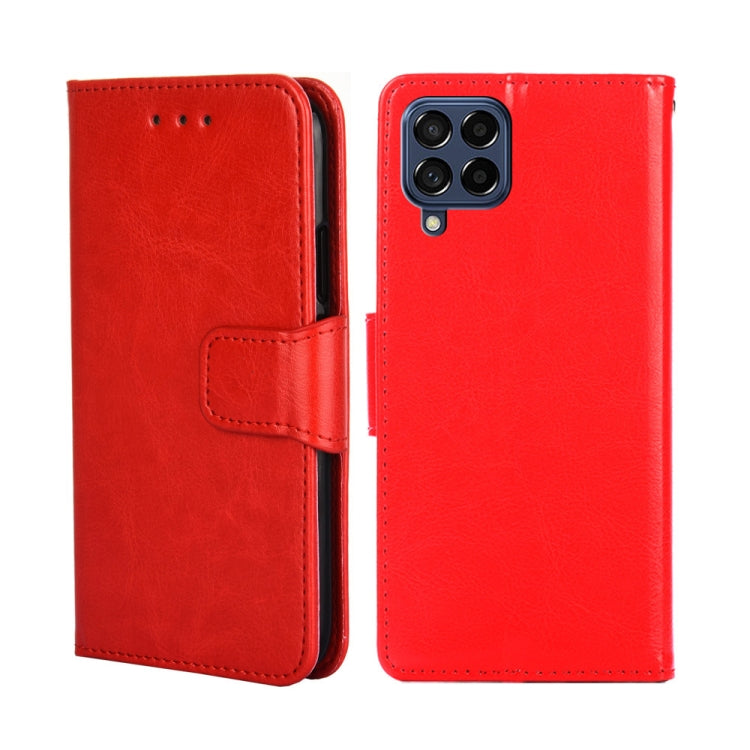 For Samsung Galaxy M53 5G Crystal Texture Leather Phone Case