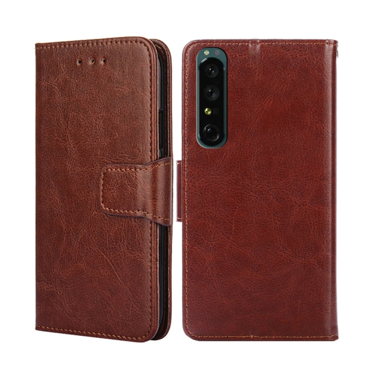 For Sony Xperia 1 IV Crystal Texture Leather Phone Case