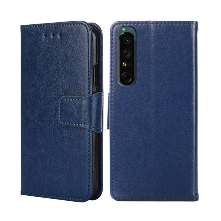 For Sony Xperia 1 IV Crystal Texture Leather Phone Case