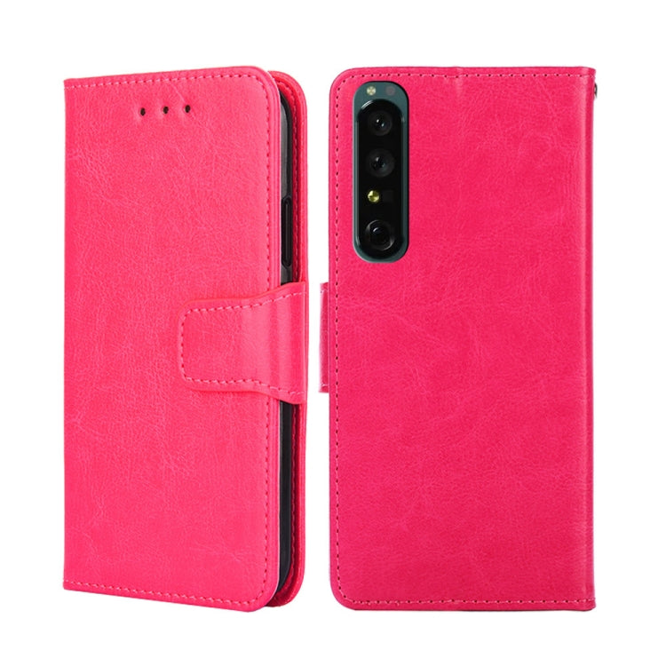 For Sony Xperia 1 IV Crystal Texture Leather Phone Case